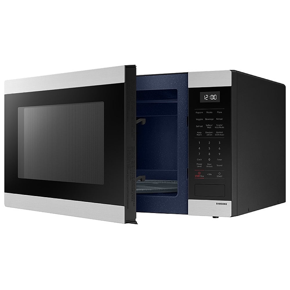 Samsung MS19DG8500SRAC Countertop Built In Microwave, 24 inch Exterior Width, 1.9 cu. ft. Capacity, 900 W Watts, Stainless Steel colour