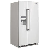 Maytag MSS25C4MGZ Side by Side Refrigerator, Ice Dispenser (Thru Door), Water Dispenser (Exterior), 24.51 cu. ft. Capacity, Stainless Steel colour