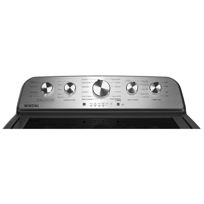 Maytag MTW5600RU 顶部装载洗衣机，5.5 立方英尺洗衣机容量，11 种洗涤程序，3 种温度设置，750 RPM 洗衣机旋转速度，叶轮