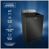 Maytag MTW5605RU Washer, 27 inch Width, 5.4 cu. ft. Washer Capacity, 11 Wash Cycles, 3 Temperature Settings, 750 RPM Washer Spin Speed
