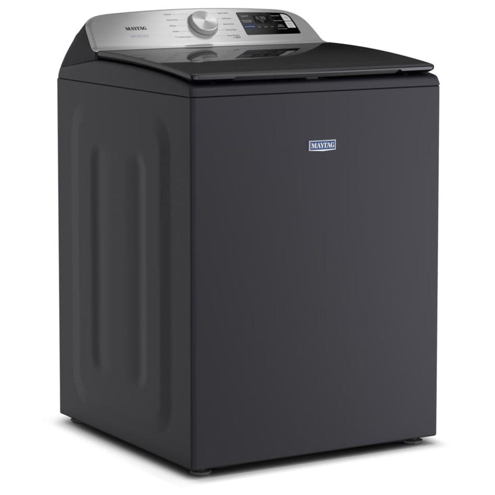 Maytag MTW6205RF 顶开式洗衣机，6 立方英尺容量，10 种洗涤程序，5 种温度设置，750 RPM 洗衣机转速，搅拌器，支持 Wifi，午夜钢色