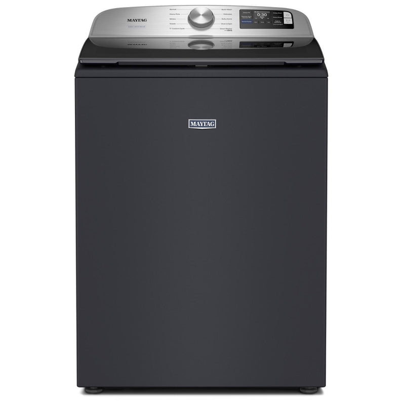 Maytag MTW6205RF Top Load Washer, 27 inch Width, 6 cu. ft. Washer Capacity, 750 RPM Washer Spin Speed, 10 Wash Cycles, 5 Temperature Settings, Wifi Enabled, Midnight Steel colour
