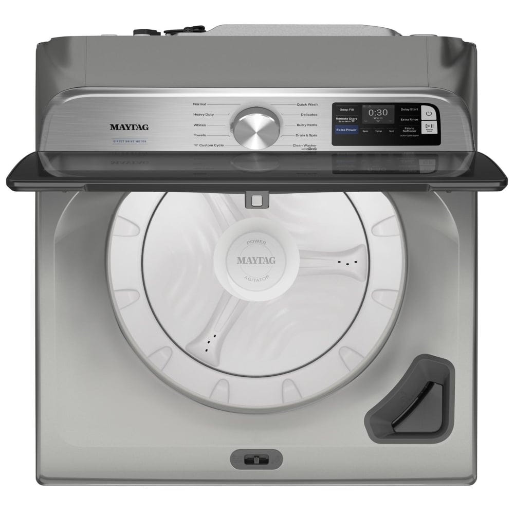 Maytag MTW6205RR Top Load Washer, 27 inch Width, 6 cu. ft. Washer Capacity, 10 Wash Cycles, 5 Temperature Settings, 750 RPM Washer Spin Speed, Agitator, Wifi Enabled, Other colour