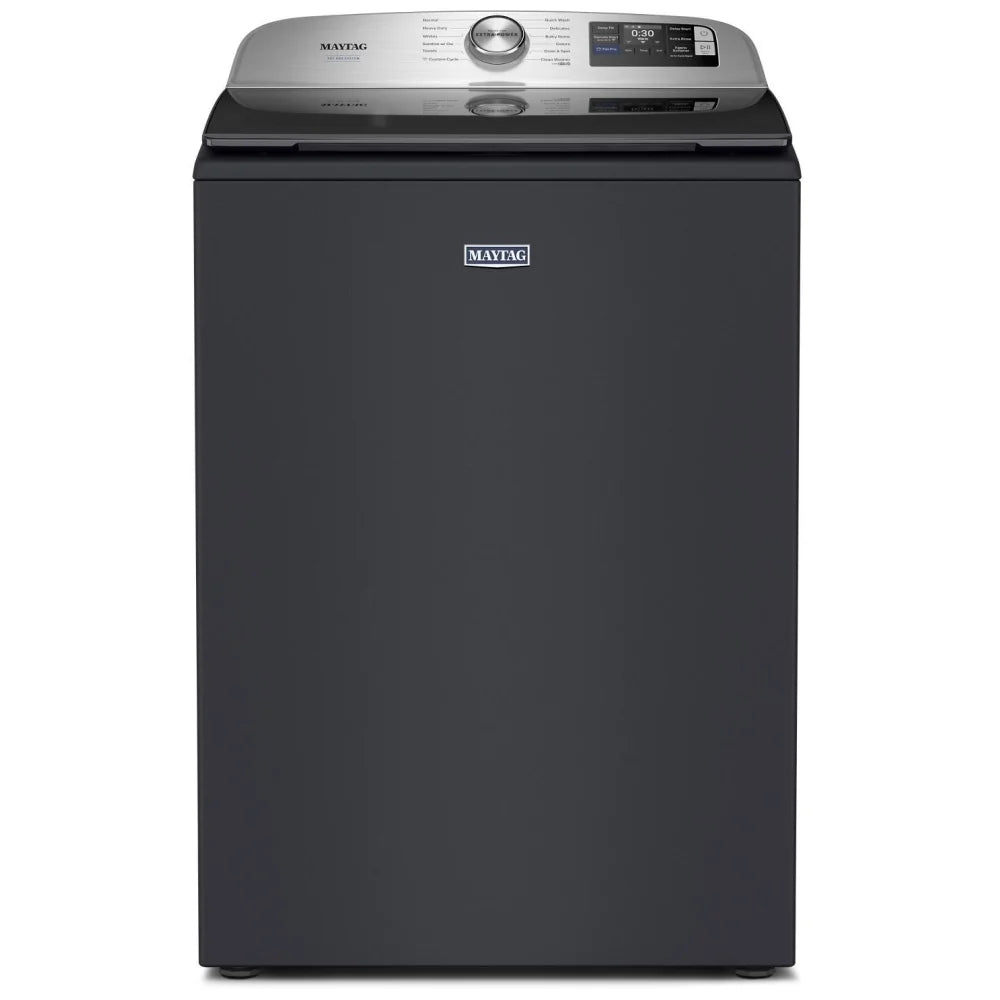 Maytag MTW7205RF Top Load Washer, 6.0 cu. ft. capacity, WiFi enabled, and Midnight Steel finish