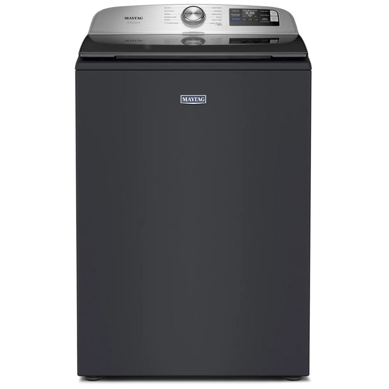 Maytag MTW7205RF Top Load Washer, 27 inch Width, 6.0 cu. ft. Washer Capacity, 750 RPM Washer Spin Speed, 12 Wash Cycles, 5 Temperature Settings, Wifi Enabled, Midnight Steel colour