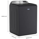 Maytag MTW7205RF Top Load Washer, 6.0 cu. ft. capacity, WiFi enabled, and Midnight Steel finish
