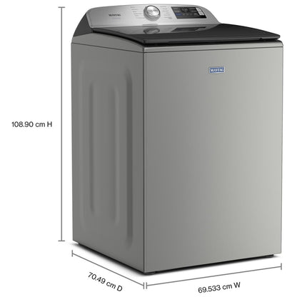 Maytag MTW7205RR 顶开式洗衣机，6.0 立方英尺洗衣机容量，12 种洗涤程序，5 种温度设置，750 RPM 洗衣机转速，搅拌器，支持 Wifi，其他颜色