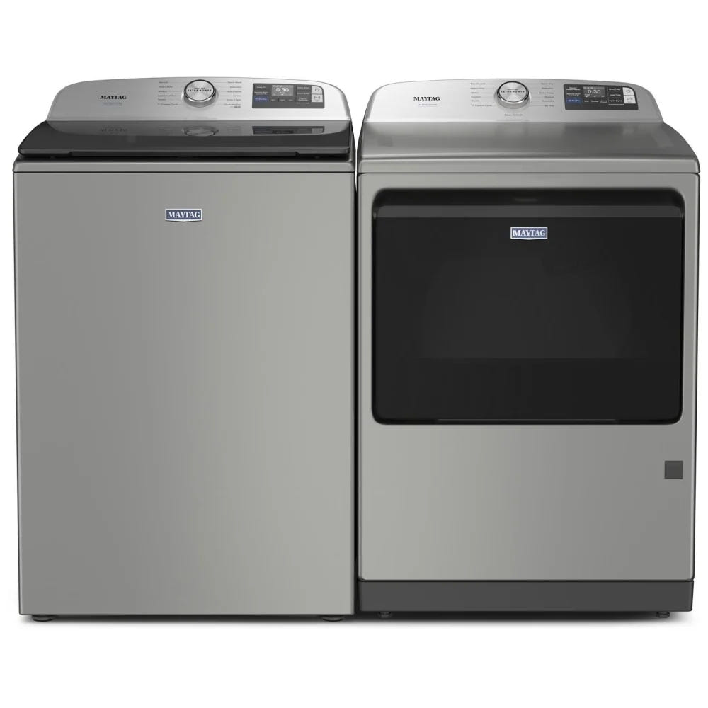 Maytag MTW7205RR 顶开式洗衣机，6.0 立方英尺洗衣机容量，12 种洗涤程序，5 种温度设置，750 RPM 洗衣机转速，搅拌器，支持 Wifi，其他颜色