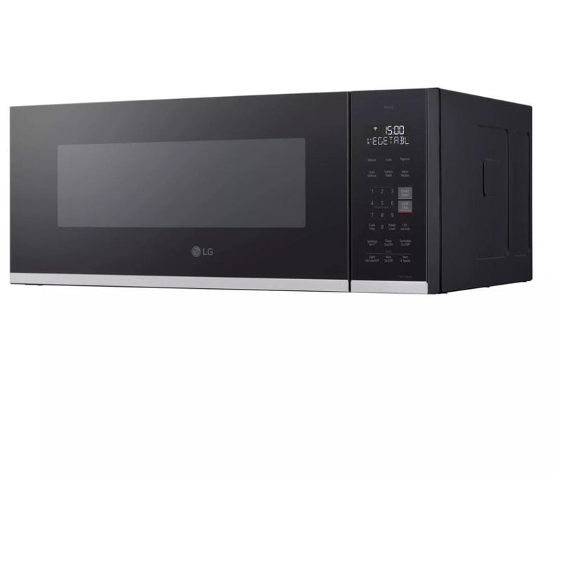 LG MVEF1323F Over the Range Microwave, 30 inch Exterior Width, 1.3 cu. ft. Capacity, 400 CFM, 1,000 W Watts, Stainless Steel Interior, LED, Stainless Steel colour