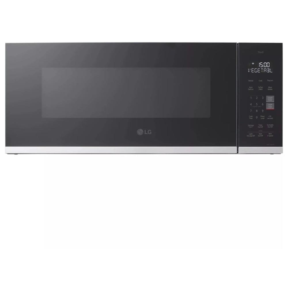 LG MVEF1323F 1.3 cu. ft. Smart Low Profile Over-the-Range Microwave Oven