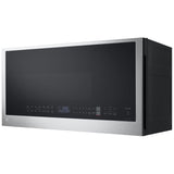 LG MVEL2033F Over the Range Microwave, 30 inch Exterior Width, 2 cu. ft. Capacity, 400 CFM, 900 W Watts, Halogen , Stainless Steel colour
