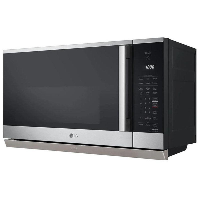 LG MVEL2125X Over the Range Microwave, 30 inch Exterior Width, 2.1 cu. ft. Capacity, 400 CFM, 1,050 W Watts, LED