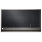 LG MVEL2137D Over the Range Microwave, 30 inch Exterior Width, 2.1 cu. ft. Capacity, 400 CFM, 1,050 W Watts, LED, Black Stainless Steel colour