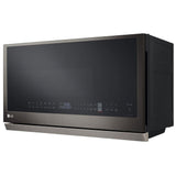 LG MVEL2137D Over the Range Microwave, 30 inch Exterior Width, 2.1 cu. ft. Capacity, 400 CFM, 1,050 W Watts, LED, Black Stainless Steel colour