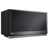 LG MVEL2137D Over the Range Microwave, 30 inch Exterior Width, 2.1 cu. ft. Capacity, 400 CFM, 1,050 W Watts, LED, Black Stainless Steel colour
