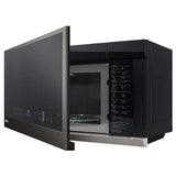 LG MVEL2137D Over the Range Microwave, 30 inch Exterior Width, 2.1 cu. ft. Capacity, 400 CFM, 1,050 W Watts, LED, Black Stainless Steel colour