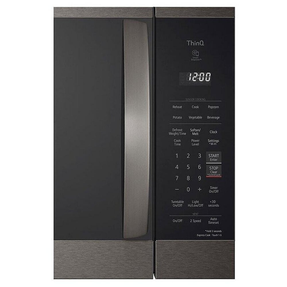 LG 1.8 cu. ft. Smart Wi-Fi Enabled Over-the-Range Microwave Oven MVEM1825D