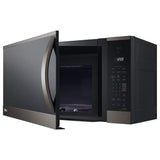 LG MVEM1825D Over the Range Microwave, 30 inch Exterior Width, 1.8 cu. ft. Capacity, 300 CFM, 1,000 W Watts, Halogen , Black Stainless Steel colour