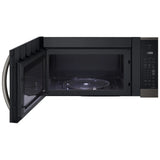 LG MVEM1825D Over the Range Microwave, 30 inch Exterior Width, 1.8 cu. ft. Capacity, 300 CFM, 1,000 W Watts, Halogen , Black Stainless Steel colour