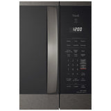 LG MVEM1825D Over the Range Microwave, 30 inch Exterior Width, 1.8 cu. ft. Capacity, 300 CFM, 1,000 W Watts, Halogen , Black Stainless Steel colour