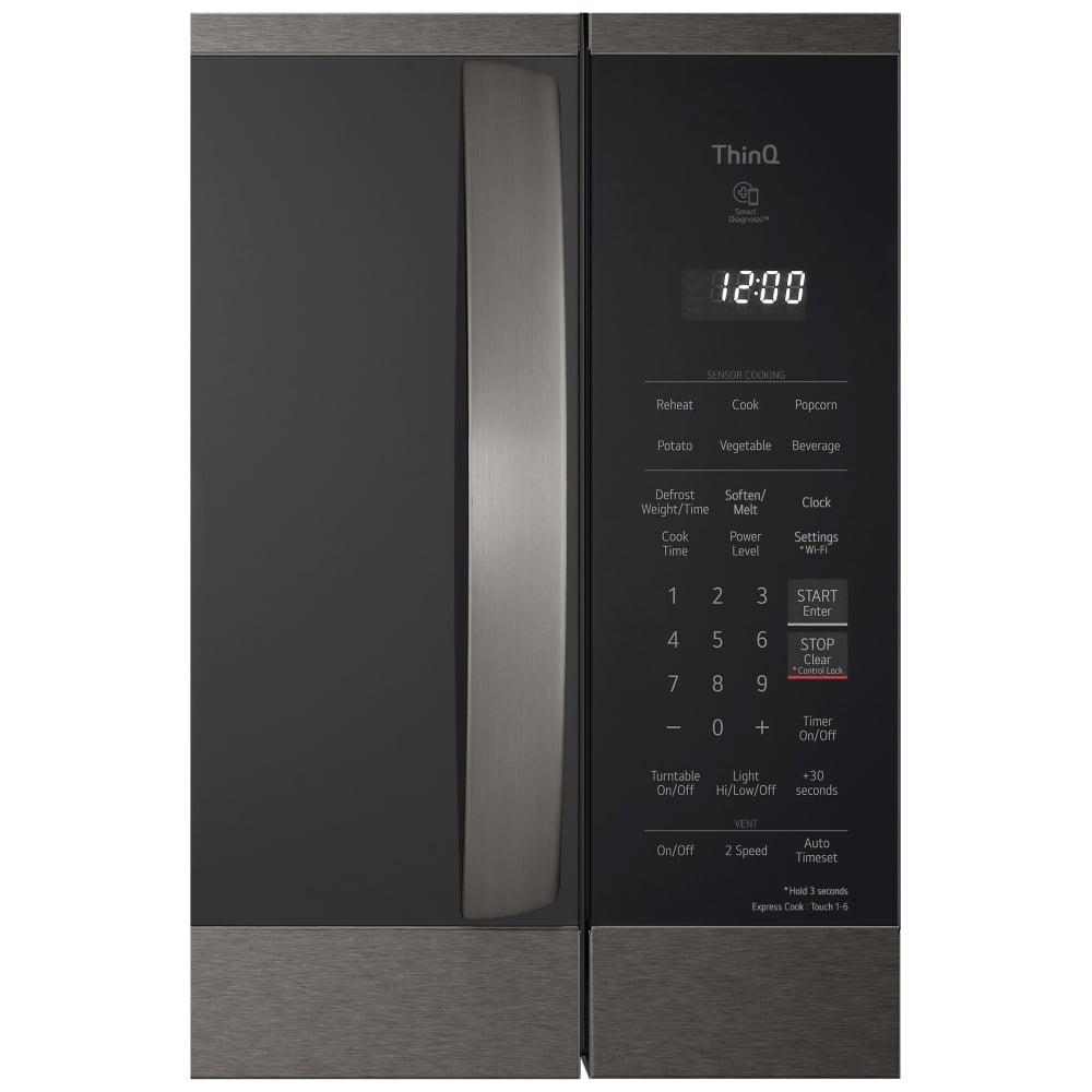 LG 1.8 cu. ft. Smart Wi-Fi Enabled Over-the-Range Microwave Oven MVEM1825D