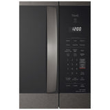 LG MVEM1825D Over the Range Microwave, 30 inch Exterior Width, 1.8 cu. ft. Capacity, 300 CFM, 1,000 W Watts, Halogen , Black Stainless Steel colour