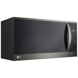 LG MVEM1825D Over the Range Microwave, 30 inch Exterior Width, 1.8 cu. ft. Capacity, 300 CFM, 1,000 W Watts, Halogen , Black Stainless Steel colour