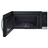 LG MVEM1825F Over the Range Microwave, 30 inch Exterior Width, 1.8 cu. ft. Capacity, 300 CFM, 900 W Watts, LED, Stainless Steel colour