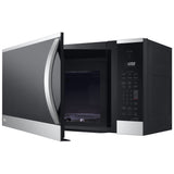 LG MVEM1825F Over the Range Microwave, 30 inch Exterior Width, 1.8 cu. ft. Capacity, 300 CFM, 900 W Watts, LED, Stainless Steel colour