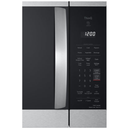 LG MVEM1825F 1.8 cu. ft. Smart Wi-Fi Enabled Over-the-Range Microwave Oven