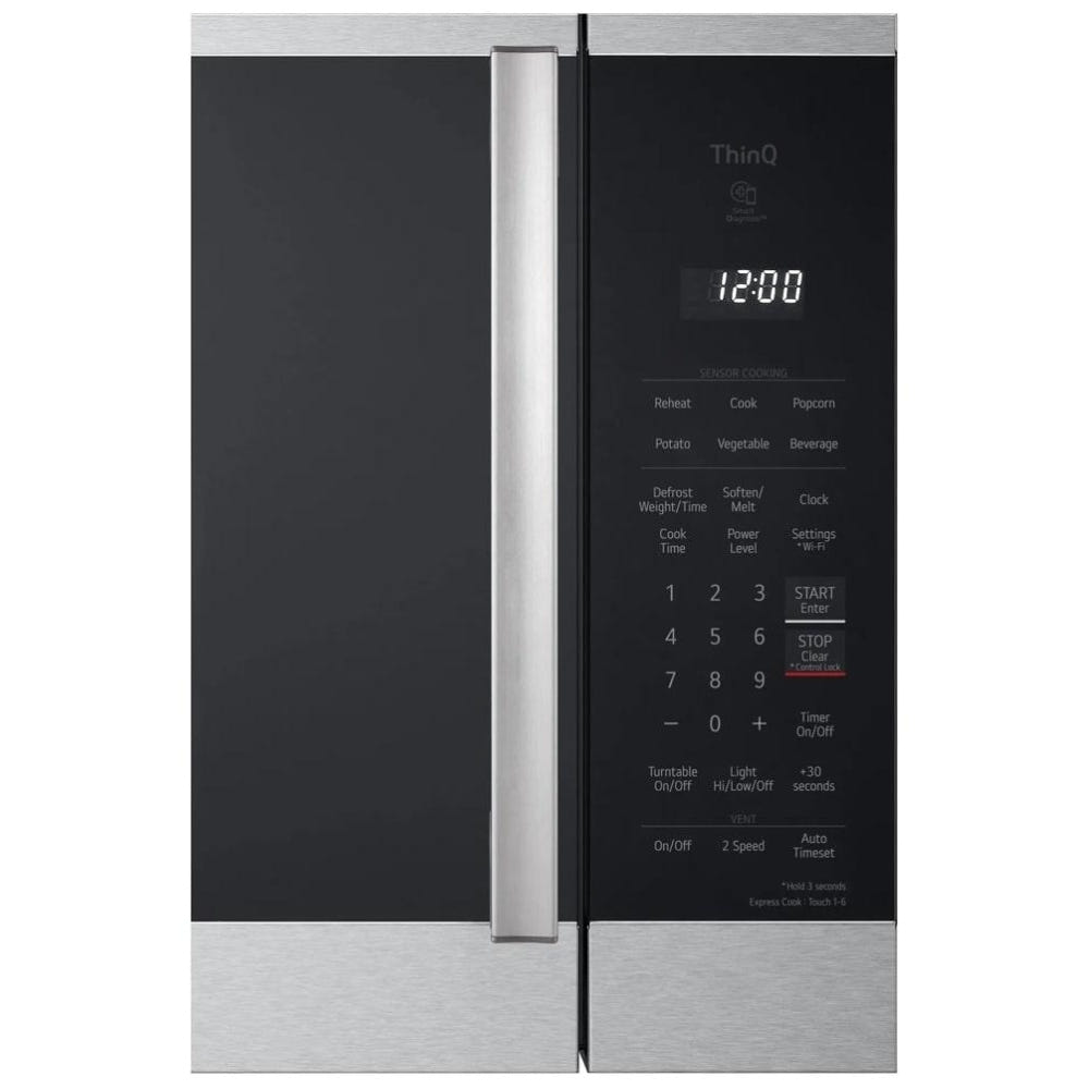 LG MVEM1825X 2.1 cu. ft.  Smart Wi-Fi Enabled Over-the-Range Microwave Oven