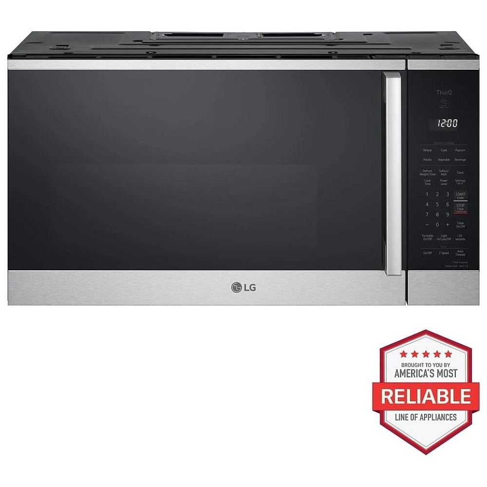 LG MVEM1825X 2.1 cu. ft. Smart Wi-Fi Enabled Over-the-Range Microwave Oven