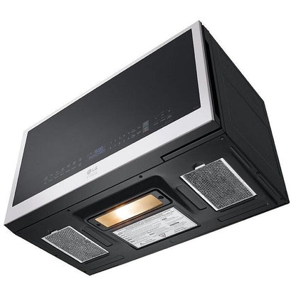 LG Studio Essence White 2.0 cu.ft. Smart Over-the-Range Microwave Oven MVES2033N