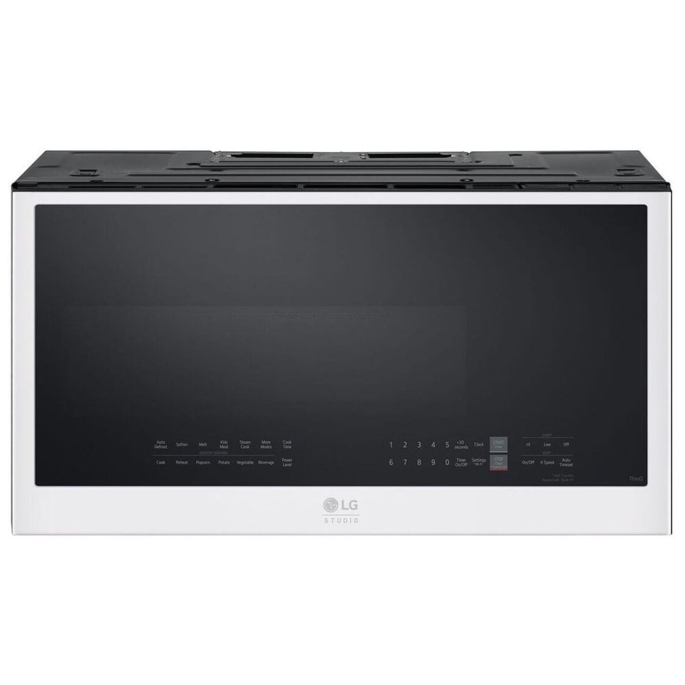 LG Studio Essence White 2.0 cu.ft. Smart Over-the-Range Microwave Oven MVES2033N