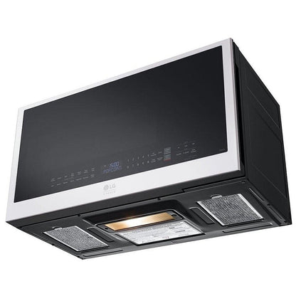 LG Studio Essence White 2.0 cu.ft. Smart Over-the-Range Microwave Oven MVES2033N