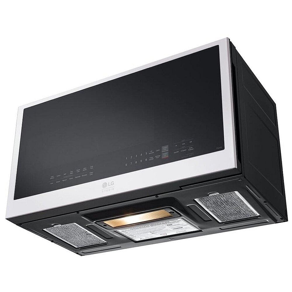 LG Studio Essence White 2.0 cu.ft. Smart Over-the-Range Microwave Oven MVES2033N