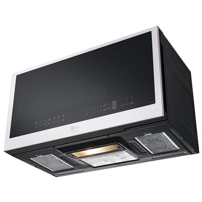 LG Studio Essence White 2.0 cu.ft. Smart Over-the-Range Microwave Oven MVES2033N