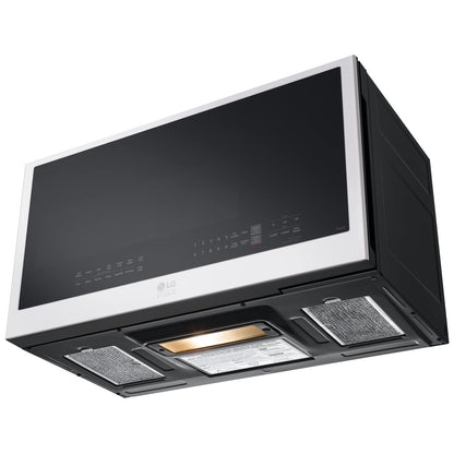 LG Studio Essence White 2.0 cu.ft. Smart Over-the-Range Microwave Oven MVES2033N