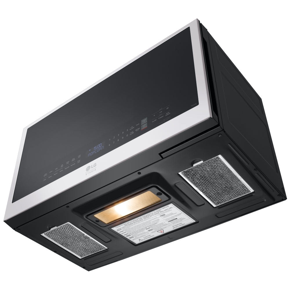 LG Studio Essence White 2.0 cu.ft. Smart Over-the-Range Microwave Oven MVES2033N