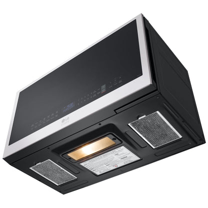 LG Studio Essence White 2.0 cu.ft. Smart Over-the-Range Microwave Oven MVES2033N