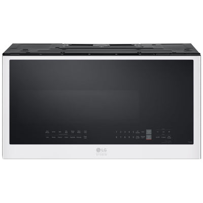 LG Studio Essence White 2.0 cu.ft. Smart Over-the-Range Microwave Oven MVES2033N