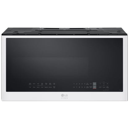 LG Studio Essence White 2.0 cu.ft. Smart Over-the-Range Microwave Oven MVES2033N