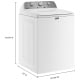 Maytag Washer MVW4505MW & Electric Dryer YMED4500MW