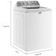 Maytag Washer MVW5430MW & Gas Dryer MGD5430MW