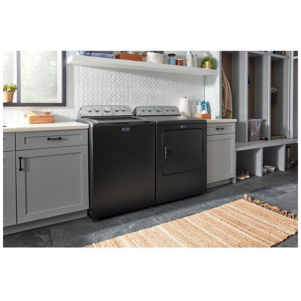 Maytag MVW5435PBK Top Load Washer, Agitator, 5.5 cu. ft. Washer Capacity, 11 Wash Cycles, 5 Temperature Settings, 770 RPM Washer Spin Speed