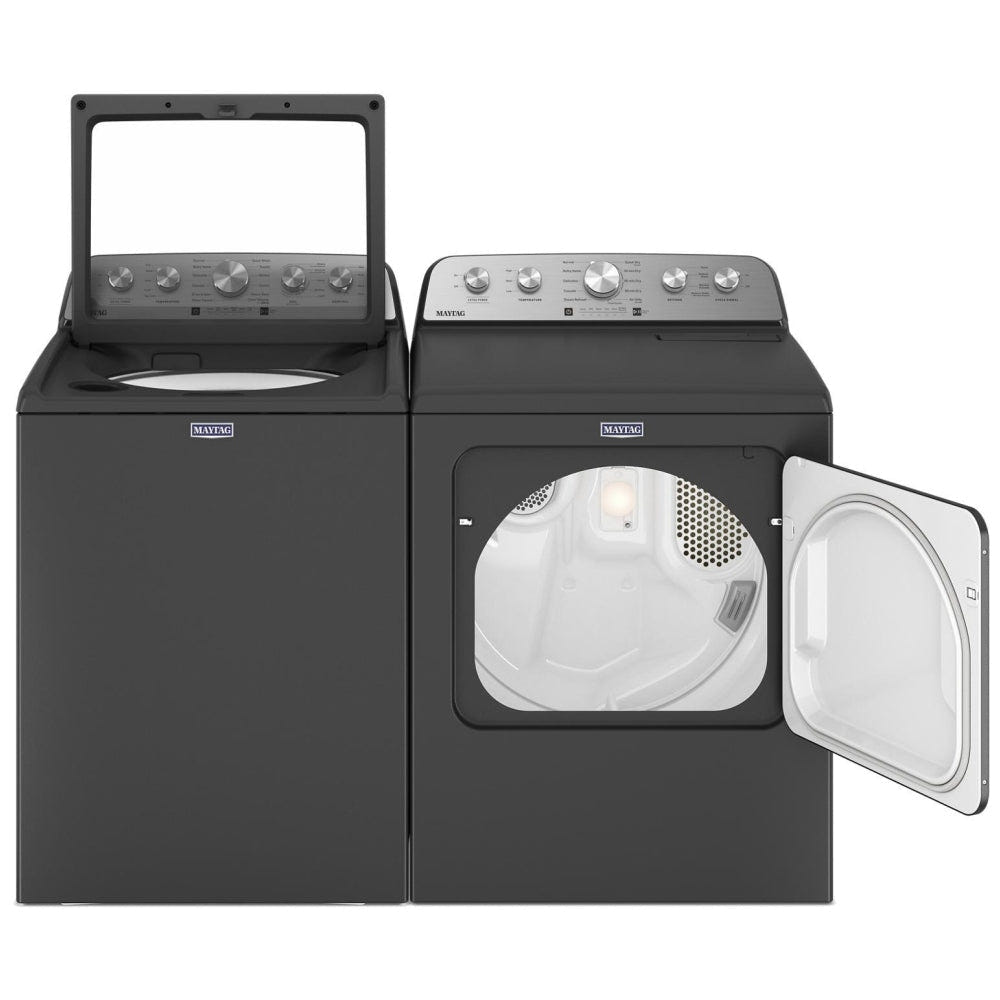 Maytag MVW5435PBK Top Load Washer, Agitator, 5.5 cu. ft. Washer Capacity, 11 Wash Cycles, 5 Temperature Settings, 770 RPM Washer Spin Speed