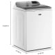 Maytag Washer MVW6230HW & Electric Dryer YMED6230HW