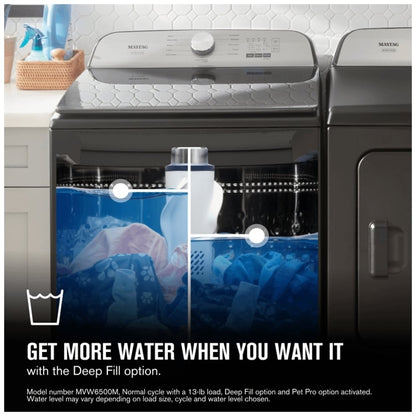 Maytag MVW6500MBK Top Load Washer