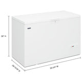 Maytag MZC5216LW Chest Freezer, 55.25 inch Width, 16 cu. ft. Capacity, Manual, Interior Light (Freezer), Convertible Fridge/Freezer, White colour