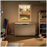 Maytag MZCC4316TG Chest Freezer, 60 inch Width, 16 cu. ft. Capacity, Manual, Interior Light (Freezer), Convertible Fridge/Freezer, Glacier Grey colour